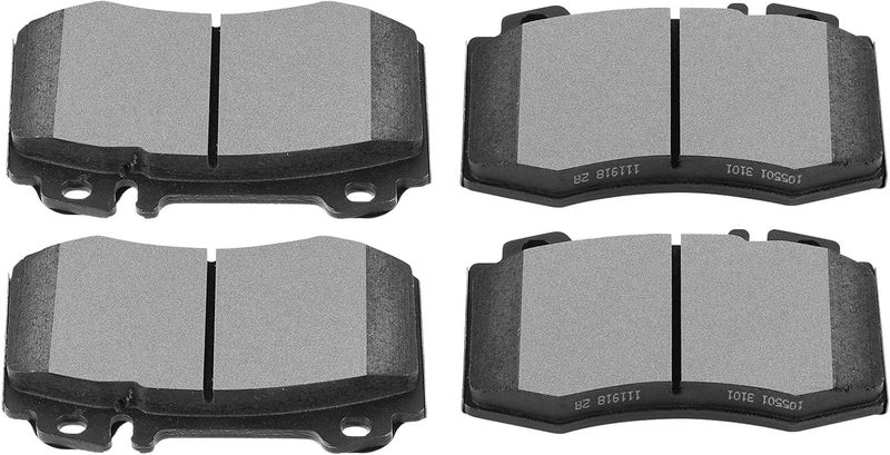 SCITOO D847 Front Semi-Metal Brake Pads Sets Fit For Mercedes-Benz 600SL,C32 AMG,C3,C350,C55 AMG,CL500,CLK55 AMG,CLS550,E350,E550,ML430,ML500,ML55 AMG,S350,S430,S55 AMG,SL550,SL600,SLK35 - Image 1